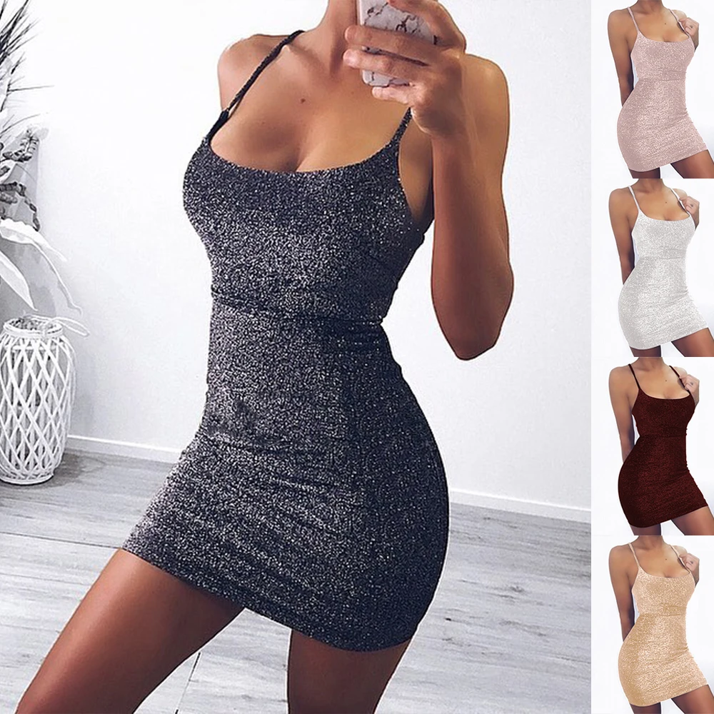 summer dress 2019 New dress Sleeveless Strap Slim Bright Silk Dress Sexy dress New fashion women's
summer dress 2019 New dress Sleeveless Strap Slim Bright Silk Dress Sexy dress New fashion women's