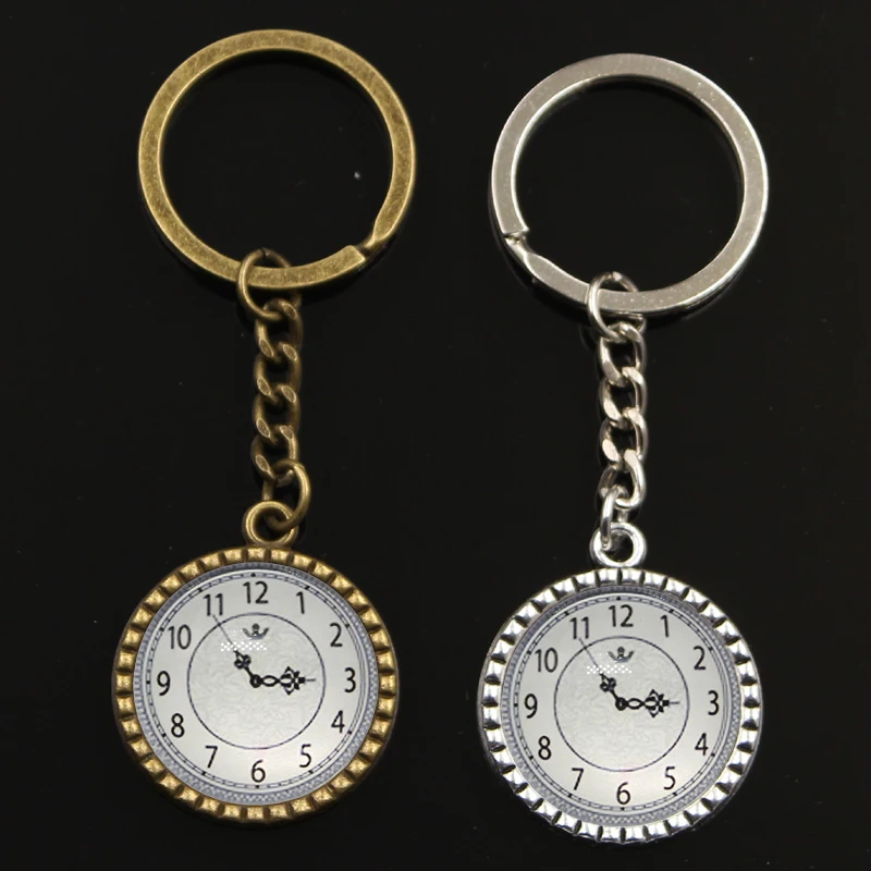 New clock pocket watch key Chain For Men Silver Metal Keychain Car Key Ring Simple Glass Cabochon Key Holder Party Gift Jewelry
New clock pocket watch key Chain For Men Silver Metal Keychain Car Key Ring Simple Glass Cabochon Key Holder Party Gift Jewelry