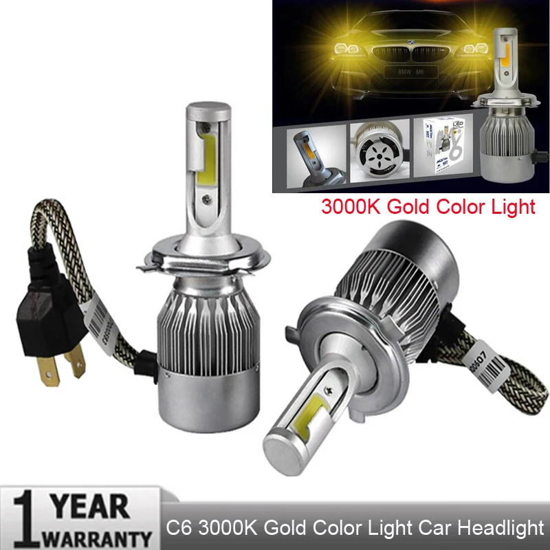 C6S Car Headlight H4 LED H7 LED Bulb 3000K 6000K H1 H3 H8 H11 9005 HB3 9006 HB4 881 H27 LED Dual Color Yellow White Light
C6S Car Headlight H4 LED H7 LED Bulb 3000K 6000K H1 H3 H8 H11 9005 HB3 9006 HB4 881 H27 LED Dual Color Yellow White Light