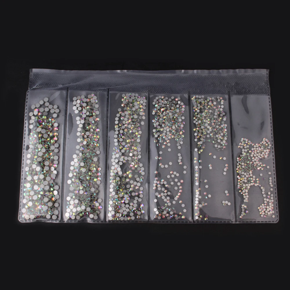 1728pcs Clear Crystal AB Glass Stones DIY Nail Gem Mixed Size SS3-SS10 Nail Art Flat Back Rhinestones For Nails 3D Nail Art Deco
1728pcs Clear Crystal AB Glass Stones DIY Nail Gem Mixed Size SS3-SS10 Nail Art Flat Back Rhinestones For Nails 3D Nail Art Deco