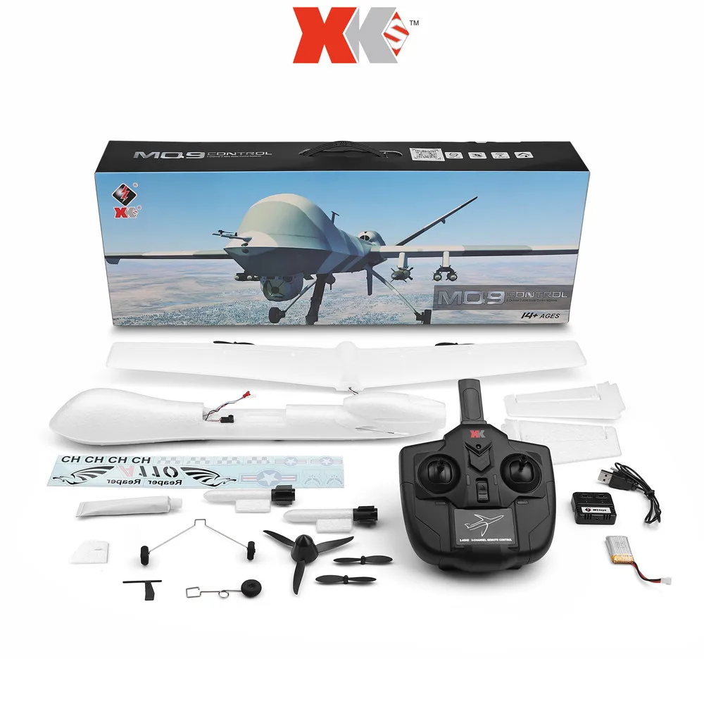 New A110 DIY EPP foam aircraft XK A110 EPP 565mm wingspan 2.4G 3CH DIY glider RC aircraft RTF built-in gyroscope
New A110 DIY EPP foam aircraft XK A110 EPP 565mm wingspan 2.4G 3CH DIY glider RC aircraft RTF built-in gyroscope
