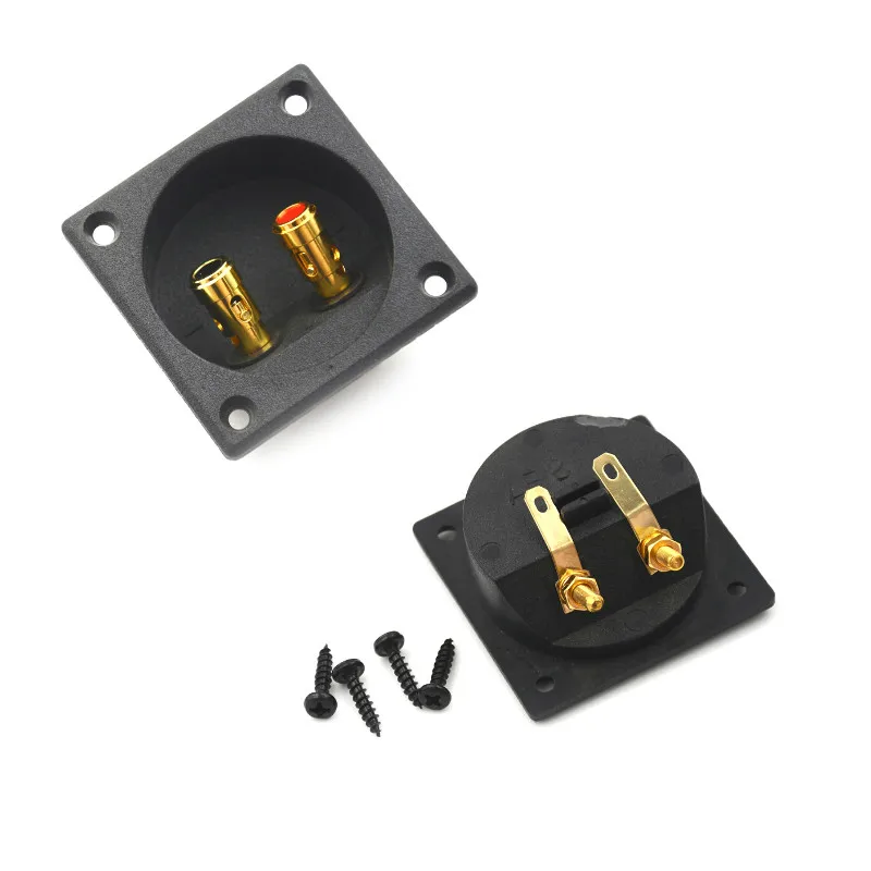 Car Stereo Speaker Box Terminal Round Spring Cup Connector Subwoofer Plug With Screws
Car Stereo Speaker Box Terminal Round Spring Cup Connector Subwoofer Plug With Screws