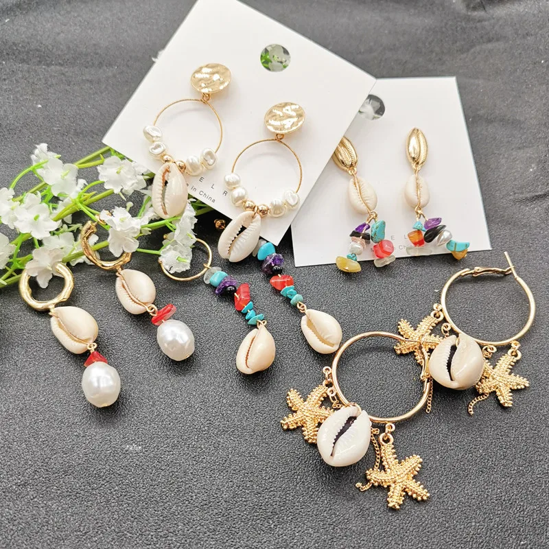 JCYMONG New Design Shell Earrings For Women Luxury Big Simulated Pearls Pendant Earrings Long Tassel Statement Earrings Jewelry
JCYMONG New Design Shell Earrings For Women Luxury Big Simulated Pearls Pendant Earrings Long Tassel Statement Earrings Jewelry