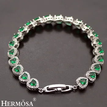 Hermosa Jewelry Representative Love Heart-shaped Silver Color Bracelet 7 inch 18 cm
Hermosa Jewelry Representative Love Heart-shaped Silver Color Bracelet 7 inch 18 cm