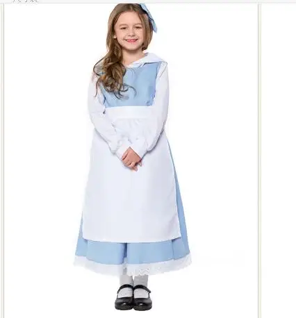 Kids Girl Beauty and beast cosplay carnival costume kids belle princess dress for Christmas Halloween
Kids Girl Beauty and beast cosplay carnival costume kids belle princess dress for Christmas Halloween