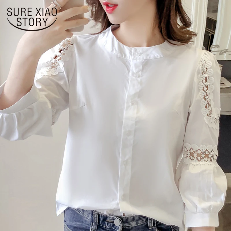fashion women blouses 2019 white cotton blouse women tops sexy hollow O collar blouse shirt lantern sleeve women shirts 2731 50
fashion women blouses 2019 white cotton blouse women tops sexy hollow O collar blouse shirt lantern sleeve women shirts 2731 50