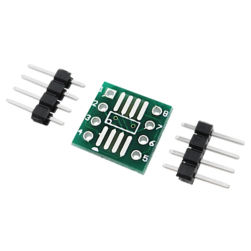 10PCS/LOT MSOP / SOIC / TSSOP SOP8 turn DIP8 IC adapter Socket / Adapter plate / PCB PB-FREE
10PCS/LOT MSOP / SOIC / TSSOP SOP8 turn DIP8 IC adapter Socket / Adapter plate / PCB PB-FREE
