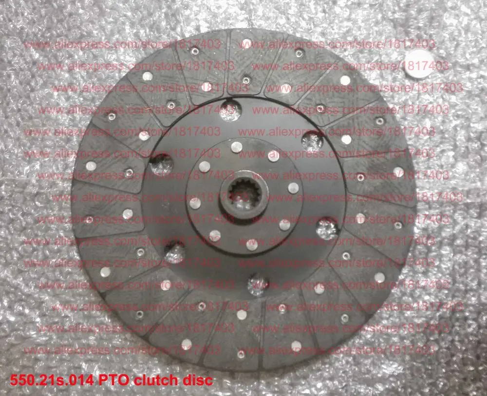 550.21s.014 PTO clutch disc for the three-lever type dual-stage clutch of JINMA/JM 55-65HP tractors
550.21s.014 PTO clutch disc for the three-lever type dual-stage clutch of JINMA/JM 55-65HP tractors