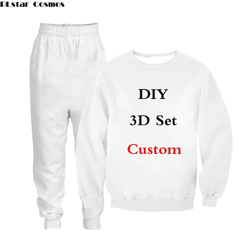 PLstar Cosmos 3D Print DIY Custom Design Men/Women Sweatshirt pants suit Fashion clothing Drop Shipping Wholesalers | Мужская одежда