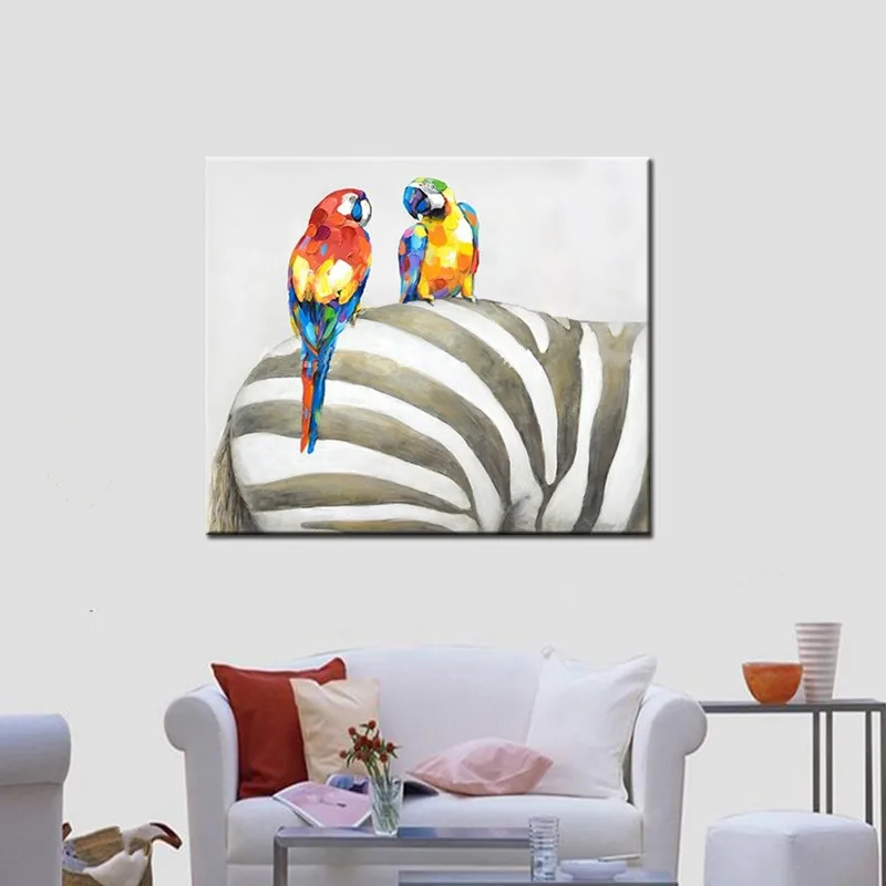 Handpainted Abstract Cartoon Oil Paintings on Canvas Modern Home Decor Art Handmade Large Wall Painting Funny Bird Zebra Picture
Handpainted Abstract Cartoon Oil Paintings on Canvas Modern Home Decor Art Handmade Large Wall Painting Funny Bird Zebra Picture