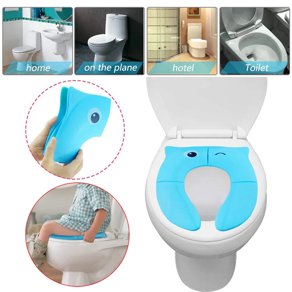 Toilet cover foldable potty training seat baby travel toilet potty seat cover non-sliding pad L0410
Toilet cover foldable potty training seat baby travel toilet potty seat cover non-sliding pad L0410
