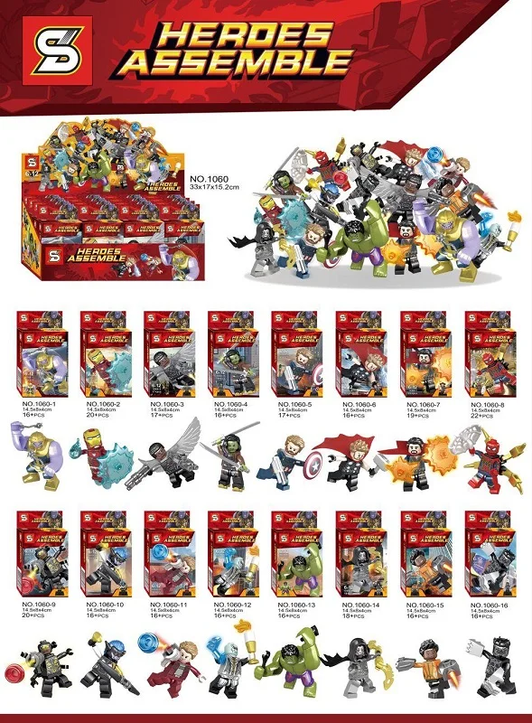 1Set of Iron Man Spiderman Thanos INFINITY WAR Proxima Night Outrider Action Children Gift Toys SY1060 DLP9072
1Set of Iron Man Spiderman Thanos INFINITY WAR Proxima Night Outrider Action Children Gift Toys SY1060 DLP9072