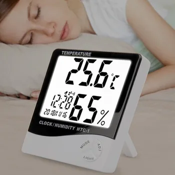 Large Screen Intelligent Backlight Digital Hygrometer Thermometer Indoor Electronic Temperature Hygrometer Weather Station
Large Screen Intelligent Backlight Digital Hygrometer Thermometer Indoor Electronic Temperature Hygrometer Weather Station