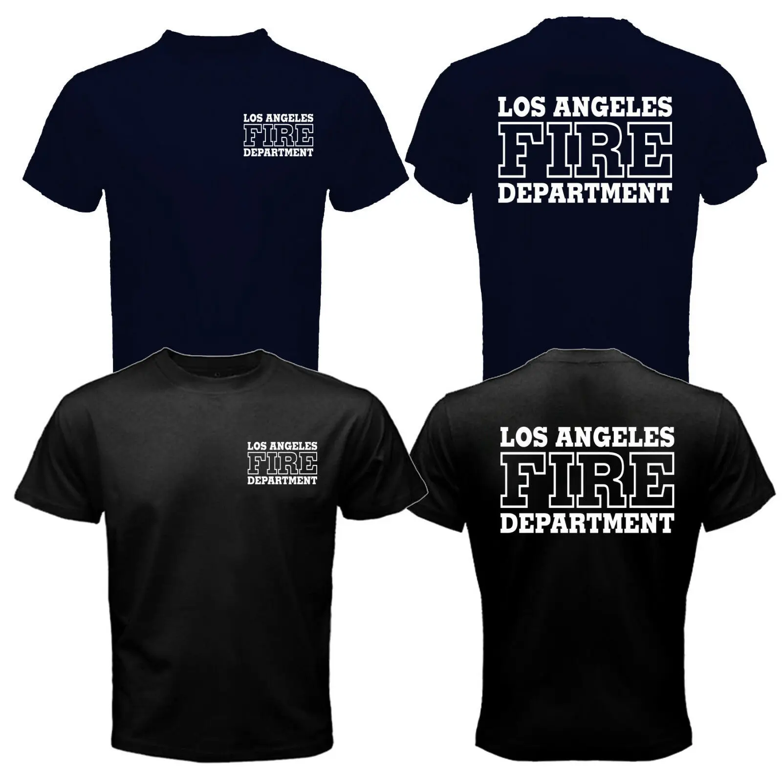 

2019 Fashion New Lafd Los Angeles Fire Department Search And Rescue San Andreas Movie T-Shirt Double Side Tees