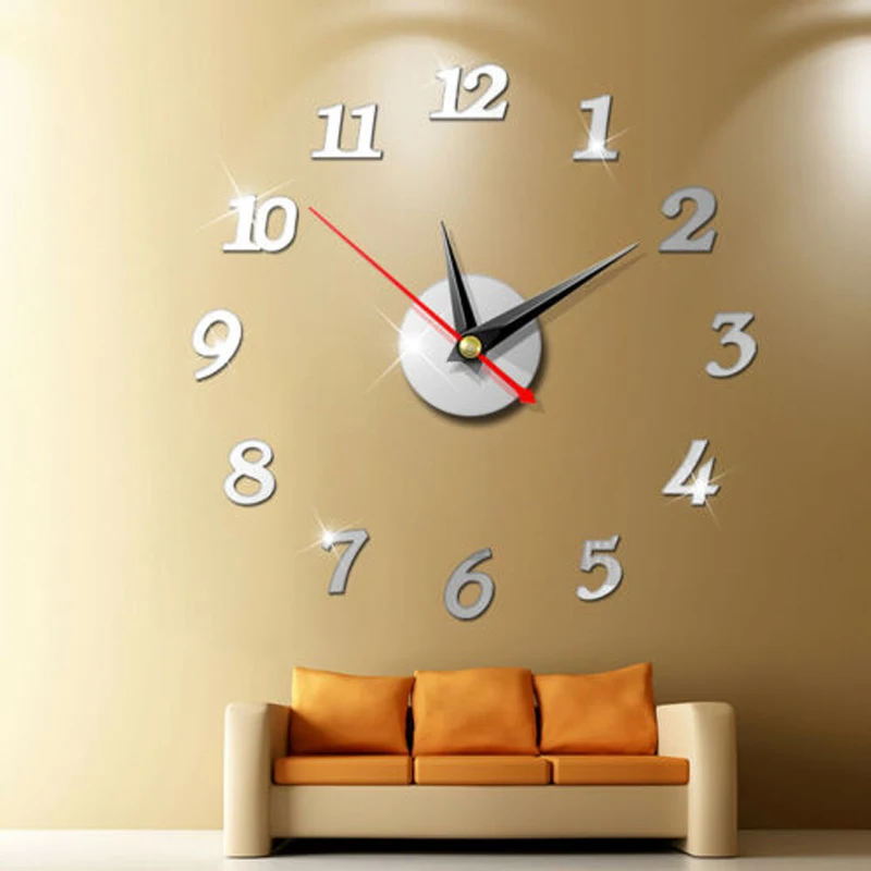 Modern Large Wall Clock 3d Mirror Sticker Unique Big Number Watch Diy Decor Wall Clock Art Sticker Decal Home Modern Decoration
Modern Large Wall Clock 3d Mirror Sticker Unique Big Number Watch Diy Decor Wall Clock Art Sticker Decal Home Modern Decoration