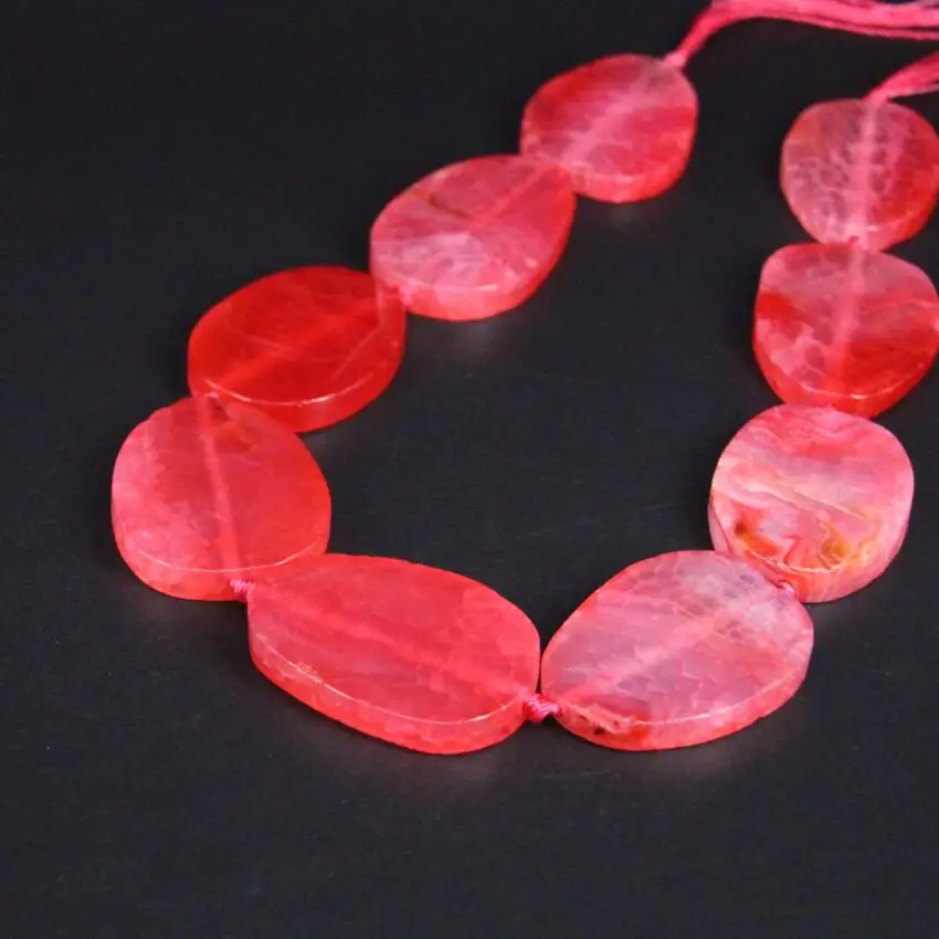 Approx9PCS/strand Large Natural Pink Red Crack vein Agates Stone Slab Nugget Loose Beads,Onxy Gems Slice Pendant Jewelry Making
Approx9PCS/strand Large Natural Pink Red Crack vein Agates Stone Slab Nugget Loose Beads,Onxy Gems Slice Pendant Jewelry Making
