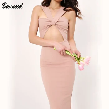 2019 Women Summer Bandage Dress Sleeveless V Neck Front Cut Out Bodycon Dress Elegant Vestidos Sexy Party Dress Club Dress
2019 Women Summer Bandage Dress Sleeveless V Neck Front Cut Out Bodycon Dress Elegant Vestidos Sexy Party Dress Club Dress