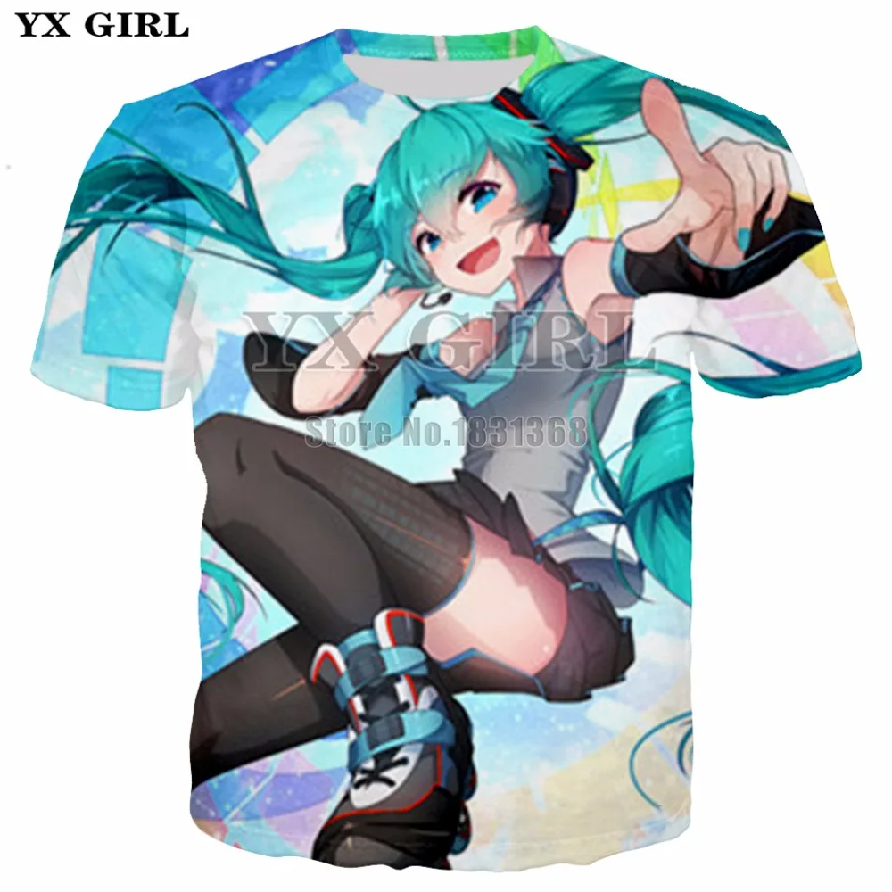 PLstar Cosmos Vocaloid Hatsune Miku Womens/Mens t shirt Funny Short Sleeve Funny 3D Print T-Shirt Summer Tops Tees Plus S-7XL-8
PLstar Cosmos Vocaloid Hatsune Miku Womens/Mens t shirt Funny Short Sleeve Funny 3D Print T-Shirt Summer Tops Tees Plus S-7XL-8