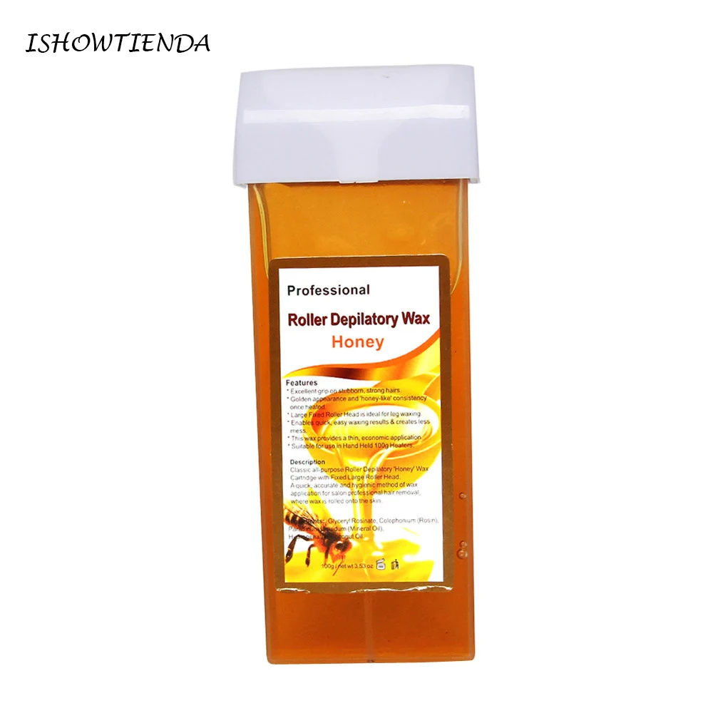 Honey flavor wax cartridge waxes Roll On Hot Depilatory Wax Cartridge Heater Waxing Hair Removal Remove Hair Removal Cream #L5
Honey flavor wax cartridge waxes Roll On Hot Depilatory Wax Cartridge Heater Waxing Hair Removal Remove Hair Removal Cream #L5