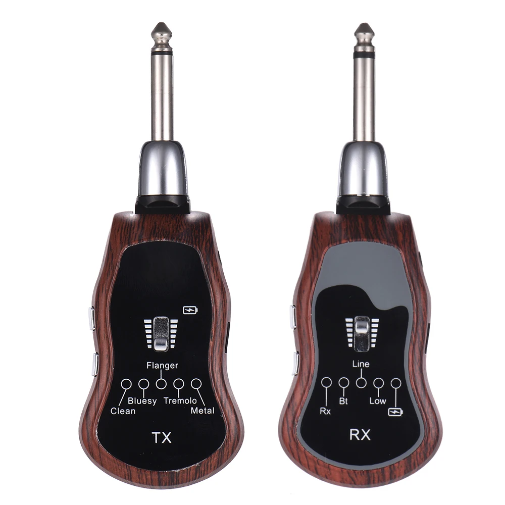 UHF Guitar Wireless System Transmitter + Receiver 10 Channels Built-in 5 Effects (Clean/Bluesy/Flanger/Tremolo/Metal)
UHF Guitar Wireless System Transmitter + Receiver 10 Channels Built-in 5 Effects (Clean/Bluesy/Flanger/Tremolo/Metal)
