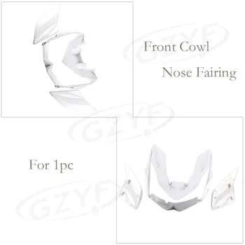 Unpainted Upper Front Cover Cowl Nose Fairing for Kawasaki 10-13 KZ1000 2010 2011 2012 2013, Injection Mold ABS Plastic
Unpainted Upper Front Cover Cowl Nose Fairing for Kawasaki 10-13 KZ1000 2010 2011 2012 2013, Injection Mold ABS Plastic