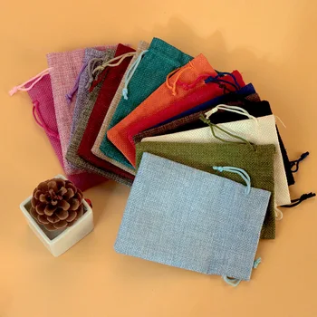 100pcs 10x14cm Drawstring Packaging Linen Bag Grocery Gift Jute Bag for Storage Wedding Decor Jewelry Packing Bag Event Supplies
100pcs 10x14cm Drawstring Packaging Linen Bag Grocery Gift Jute Bag for Storage Wedding Decor Jewelry Packing Bag Event Supplies