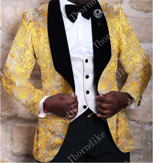 Latest Coat Pant Designs Golden Men Suit Slim Fit 3 Piece Tuxedo Groom Style Suits Custom Prom Party Blazer Terno
Latest Coat Pant Designs Golden Men Suit Slim Fit 3 Piece Tuxedo Groom Style Suits Custom Prom Party Blazer Terno