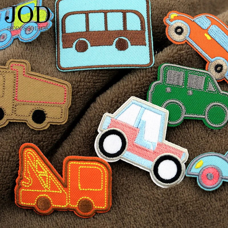 JOD Cartoon Auto Car Cloth Patch Affixed Ironing Thermo Applications for Children Clothing Stickers Sewing Embroidery Diy Patch
JOD Cartoon Auto Car Cloth Patch Affixed Ironing Thermo Applications for Children Clothing Stickers Sewing Embroidery Diy Patch