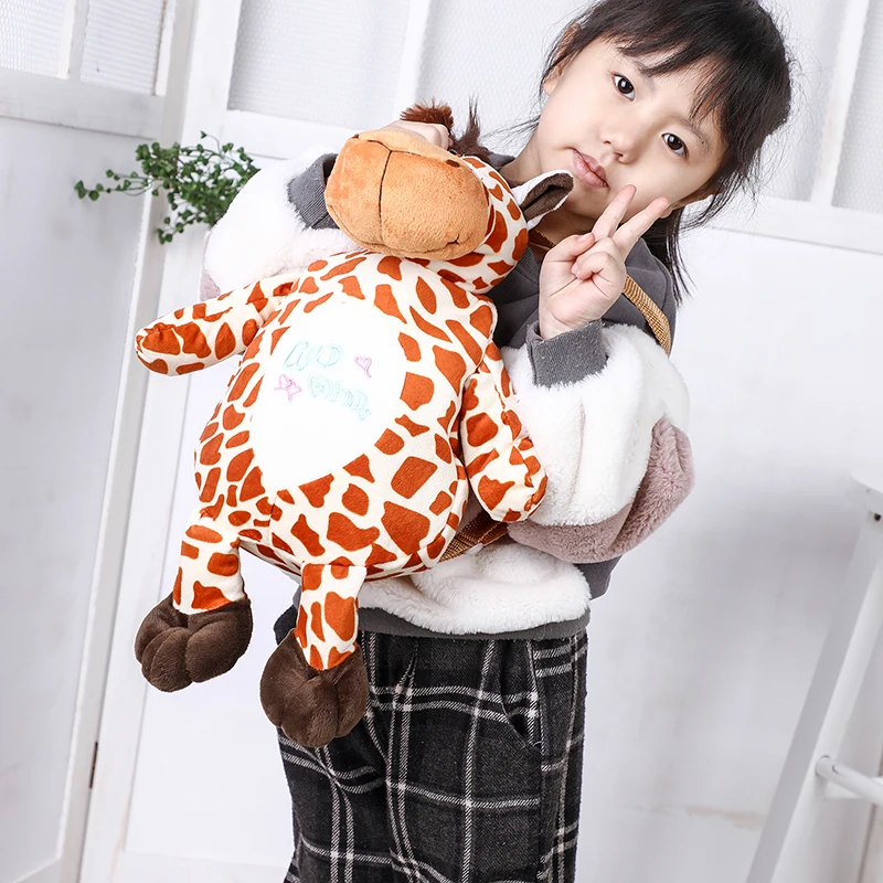 DDWE Korea Cute Cartoon Animals Giraffe/Lion/Tiger/Rabbit Plush Backpack Soft Stuffed Doll For Girls Children Birthday Kid Gifts
DDWE Korea Cute Cartoon Animals Giraffe/Lion/Tiger/Rabbit Plush Backpack Soft Stuffed Doll For Girls Children Birthday Kid Gifts
