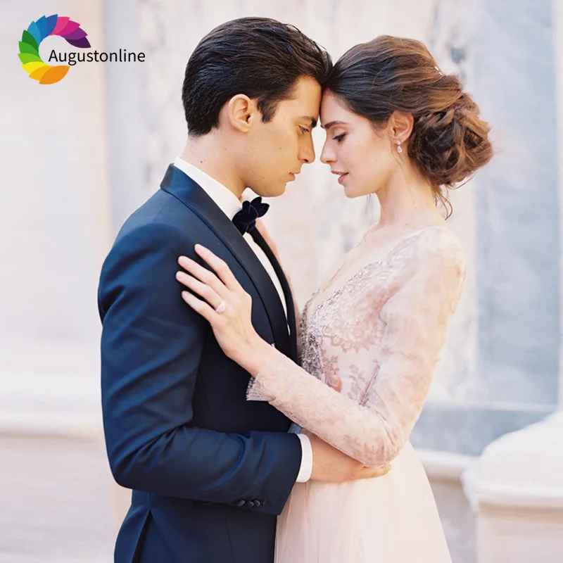 2019 Slim Fit Navy Blue Shawl Lapel Men Suits For Wedding Bridegroom Groomsmen Formal Costume Groom Prom Tuxedo Best Man Blazer
2019 Slim Fit Navy Blue Shawl Lapel Men Suits For Wedding Bridegroom Groomsmen Formal Costume Groom Prom Tuxedo Best Man Blazer