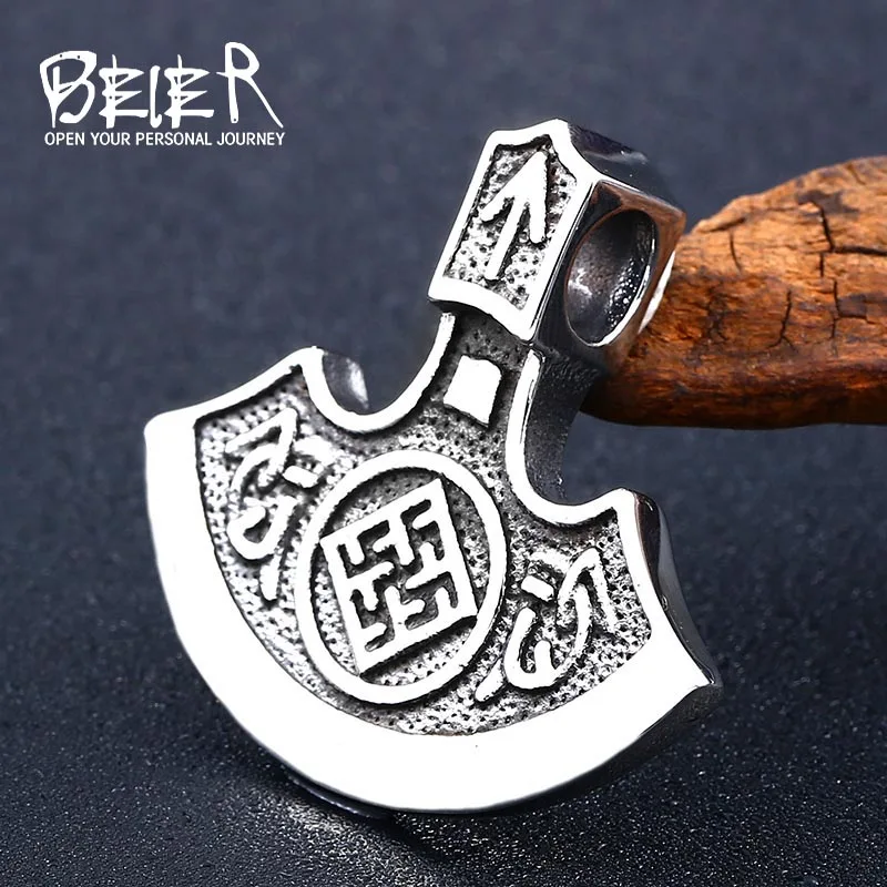 BEIER Hot sell Viking Pendant Necklaces Mammen Goth Male Scandinavian Norse Vintage Women Jewelry free shipping gift BP8-308
BEIER Hot sell Viking Pendant Necklaces Mammen Goth Male Scandinavian Norse Vintage Women Jewelry free shipping gift BP8-308
