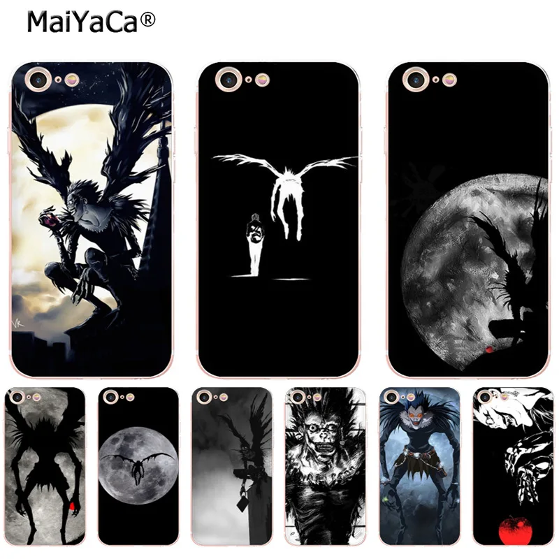 MaiYaCa Death Note Ryuk soft tpu phone case cover for iPhone 8 7 6 6S Plus Xs max xr 5S 5C XS MAX XR case
MaiYaCa Death Note Ryuk soft tpu phone case cover for iPhone 8 7 6 6S Plus Xs max xr 5S 5C XS MAX XR case