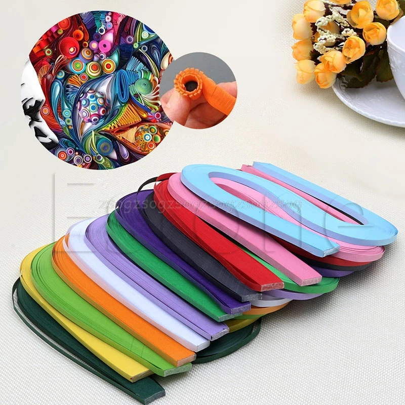 120 Stripes Quilling Paper 5mm Width Solid Color Origami Paper DIY Hand Crafts N27 dropship
120 Stripes Quilling Paper 5mm Width Solid Color Origami Paper DIY Hand Crafts N27 dropship