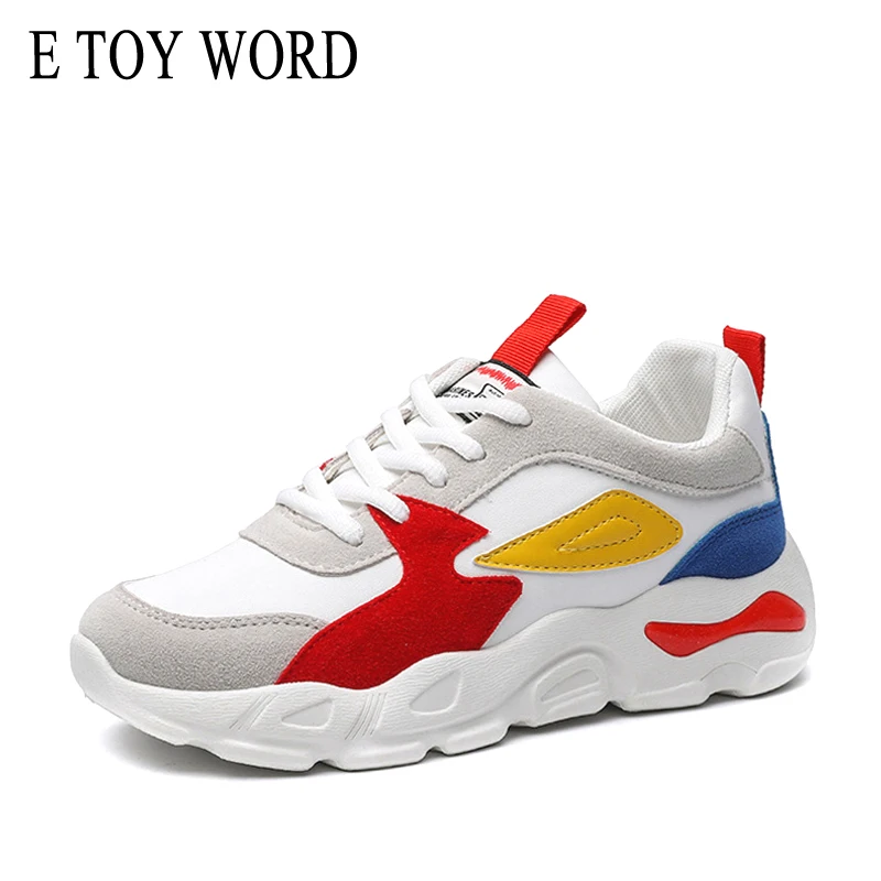 E TOY WORD Womens sneakers 2019 New Spring walking Ladies Platform Shoes Lace-Up Fashion Breathable Tenis Feminino Casual Shoes
E TOY WORD Womens sneakers 2019 New Spring walking Ladies Platform Shoes Lace-Up Fashion Breathable Tenis Feminino Casual Shoes
