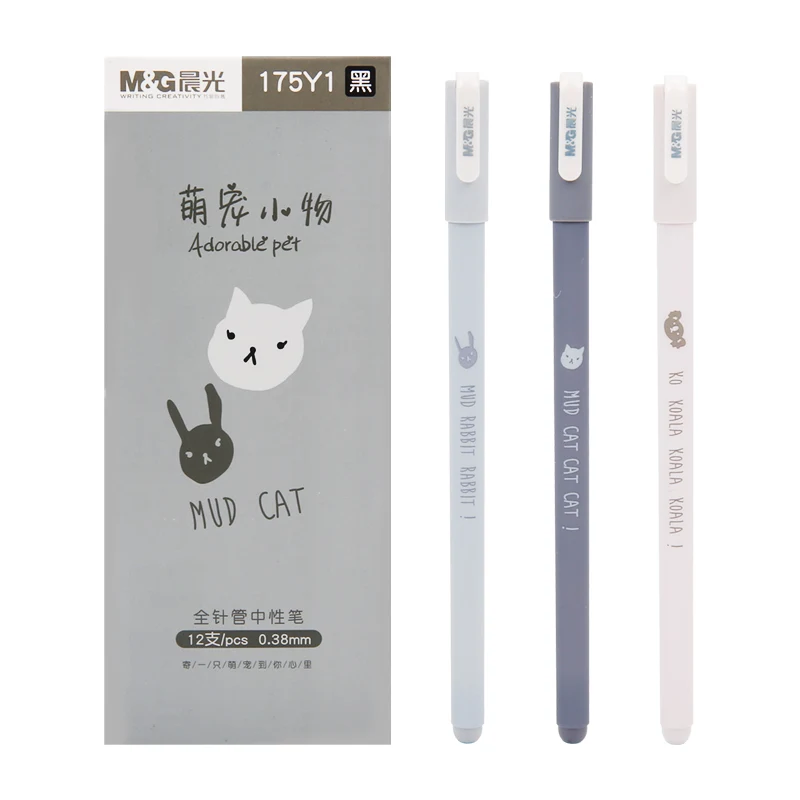 Adorable pet gel-ink pen 0.38mm black blue ink plastic pen school student's writing stationery
Adorable pet gel-ink pen 0.38mm black blue ink plastic pen school student's writing stationery