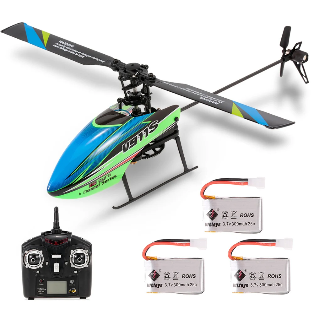 WLtoys V911S RC Helicopter 4CH 6G 6-Aixs Gyro Single Propelller Non-aileron RC Helicopter RTF Toys for Kids Three Battery
WLtoys V911S RC Helicopter 4CH 6G 6-Aixs Gyro Single Propelller Non-aileron RC Helicopter RTF Toys for Kids Three Battery