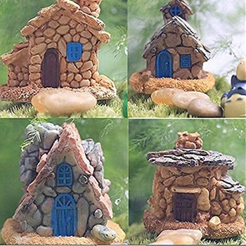 4Pcs Miniature Fairy Garden Stone House Mini Fairy Small Cottage House Garden and Patio Decoration Accessories Home outdoor Deco
4Pcs Miniature Fairy Garden Stone House Mini Fairy Small Cottage House Garden and Patio Decoration Accessories Home outdoor Deco