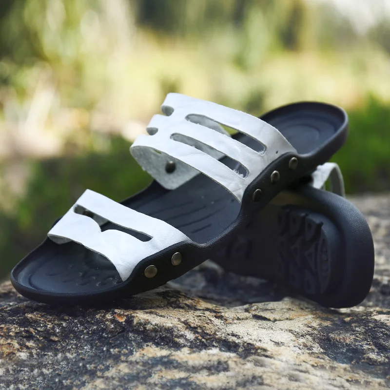Fires Man's Summer Artificial Leather Shoes Fashion Male Slippers Summer Beach Slippers Massage Flat Shoes Outdoor Loafers
Fires Man's Summer Artificial Leather Shoes Fashion Male Slippers Summer Beach Slippers Massage Flat Shoes Outdoor Loafers