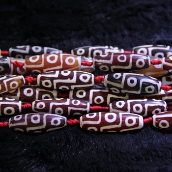 14x40mm 9Eyes Red Tibetan Rice Beads Tibetan Mystical Necklace Dzi Gems Stone Tibetan Matte Charms Turtleback Drum Beads
14x40mm 9Eyes Red Tibetan Rice Beads Tibetan Mystical Necklace Dzi Gems Stone Tibetan Matte Charms Turtleback Drum Beads