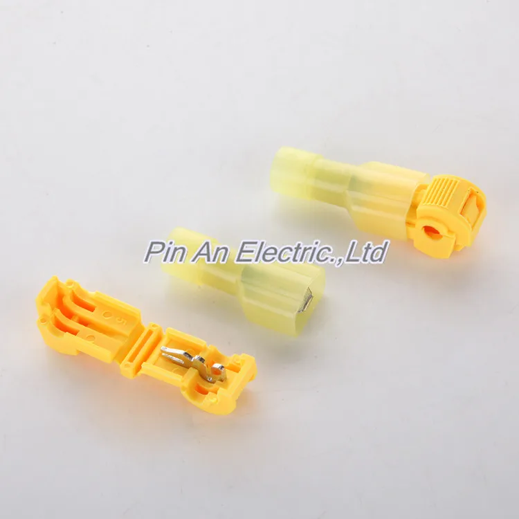 20pcs/10set yellow T Type Quick Splice Crimp Terminal Wire Convenient Connector For Standard 4-6 Wire Line Free Shipping
20pcs/10set yellow T Type Quick Splice Crimp Terminal Wire Convenient Connector For Standard 4-6 Wire Line Free Shipping