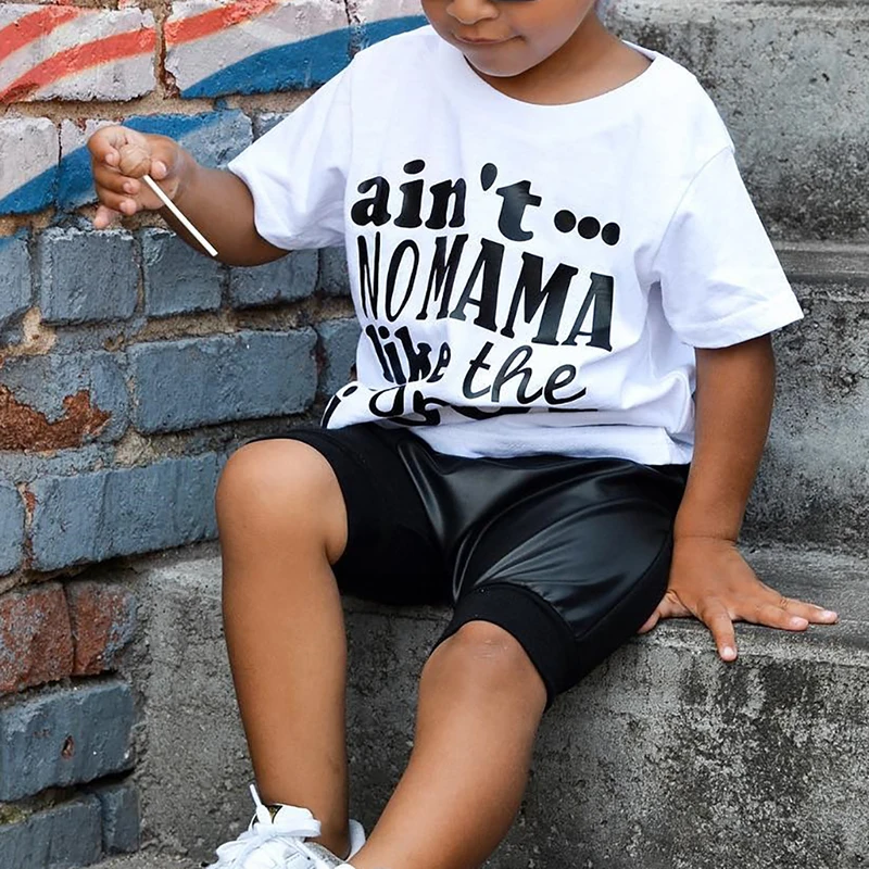 Summer Kids Girl Boy Letter Print Short Sleeve T-shirt Tops Cotton Children Cool Casual Clothes
Summer Kids Girl Boy Letter Print Short Sleeve T-shirt Tops Cotton Children Cool Casual Clothes