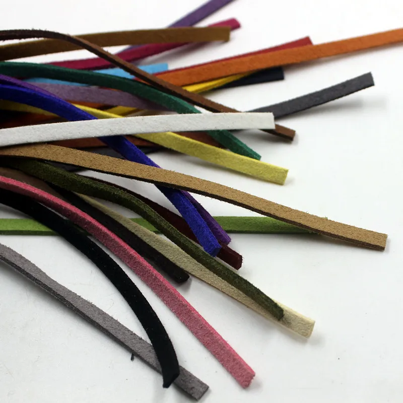 4mm Mixed color Faux Suede Cord Leather Lace For Clothes Shoes Jewelry Making Findings about 10M/lot Cords
4mm Mixed color Faux Suede Cord Leather Lace For Clothes Shoes Jewelry Making Findings about 10M/lot Cords