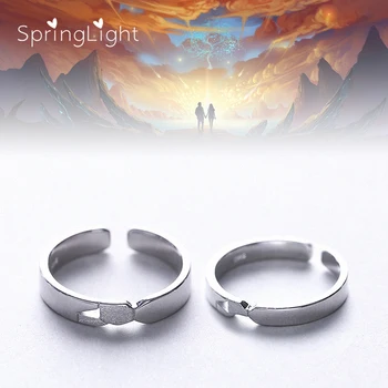 SpringLight Real 925 Sterling Silver Creative Designer Fine Jewelry Love As The Meteorite Couple Rings for Women Ladies Gift
SpringLight Real 925 Sterling Silver Creative Designer Fine Jewelry Love As The Meteorite Couple Rings for Women Ladies Gift