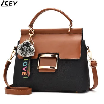ICEV 2019 new designer high quality female leather handbag patchwork satchels ladies messenger bag shoulder clutch cover pocket
ICEV 2019 new designer high quality female leather handbag patchwork satchels ladies messenger bag shoulder clutch cover pocket