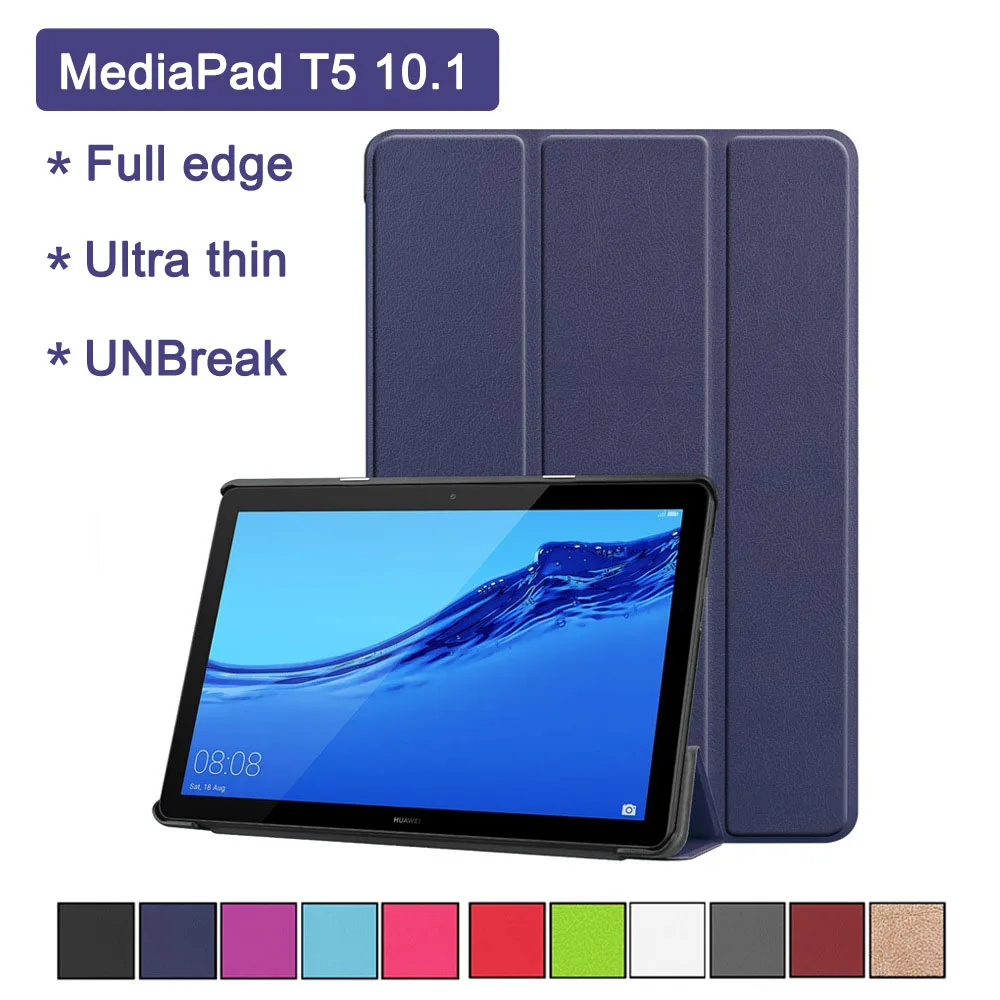 Умный Магнитный складной кожаный чехол для Huawei Mediapad T5 10 1 "чехол-подставка