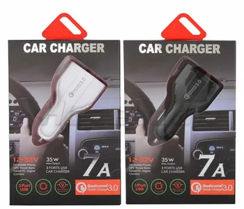 35W 7A 3 Ports Car Charger Type C And USB Charger QC 3.0 With Qualcomm Quick Charge 3.0 Technology For Mobile Phone GPS Power
35W 7A 3 Ports Car Charger Type C And USB Charger QC 3.0 With Qualcomm Quick Charge 3.0 Technology For Mobile Phone GPS Power