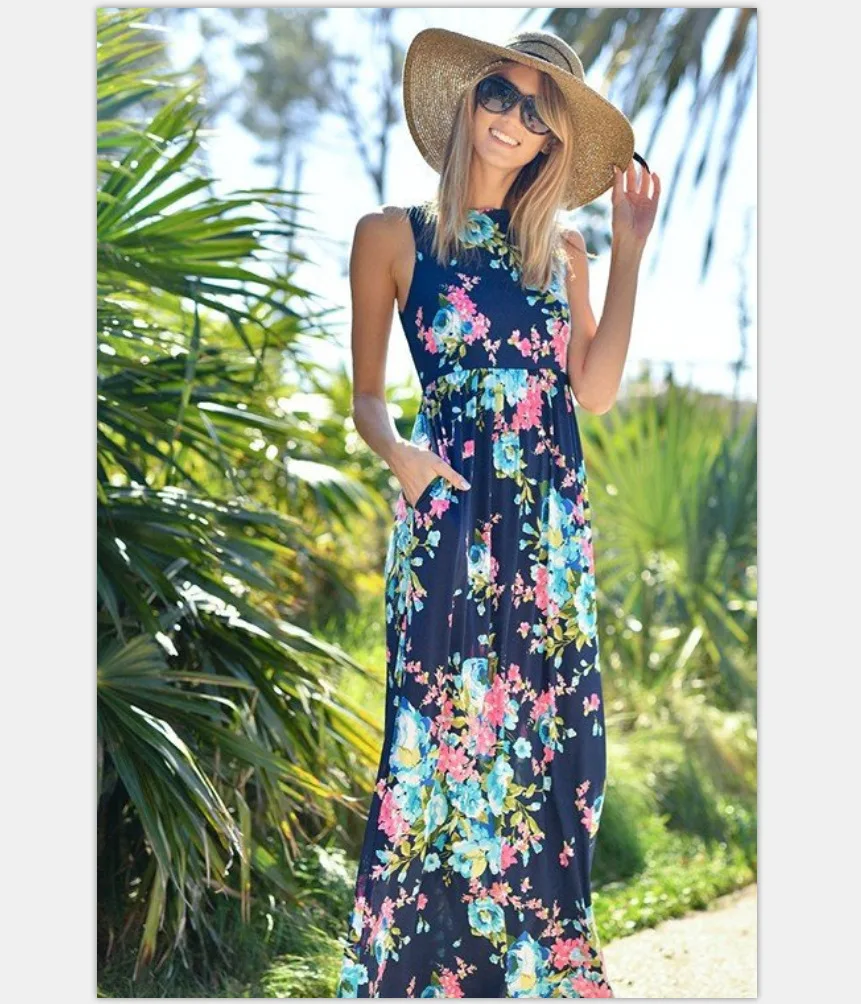 Family Clothing New Mother Daughter Dress Floral Printed Sleeveless Dress with Pocket Pretty Beach Bohemia Dress Kids Clothing
Family Clothing New Mother Daughter Dress Floral Printed Sleeveless Dress with Pocket Pretty Beach Bohemia Dress Kids Clothing