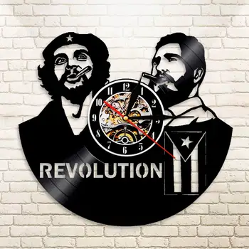 1Piece Cuban Vintage Vinyl Clock Freedom Decor Che Guevara Fidel Castro Revolution Wall Clock
1Piece Cuban Vintage Vinyl Clock Freedom Decor Che Guevara Fidel Castro Revolution Wall Clock