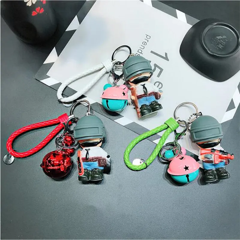 Fancy&Fantasy Cartoon Game PUBG Keychain Level 3 Helmet PVC Doll Saucepan Key Chain Fans Battle Grounds Keyring Gift Llaveros
Fancy&Fantasy Cartoon Game PUBG Keychain Level 3 Helmet PVC Doll Saucepan Key Chain Fans Battle Grounds Keyring Gift Llaveros