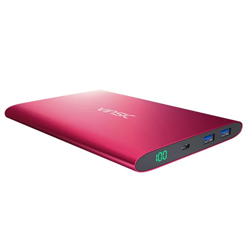 Vinsic Portable Charger External Battery 20000mAh Power Bank Charger Dual USB LED Display for iPhone X 8 8 Plus Xiaomi Huawei
Vinsic Portable Charger External Battery 20000mAh Power Bank Charger Dual USB LED Display for iPhone X 8 8 Plus Xiaomi Huawei